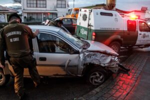 Conductor ebrio impactó bus de transporte público