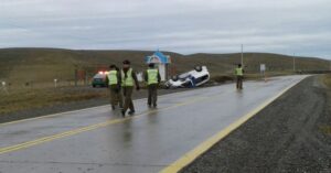Una persona fallecida y cuatro lesionados dejó accidente carretero ocurrido esta mañana