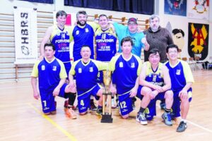 Selección de Porvenir campeón del cuadrangular en homenaje a René “Popeye” Cárdenas
