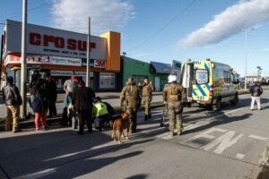 Mujer lesionada producto de atropello