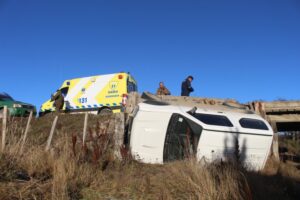 Cuatro lesionados en dos accidentes  de tránsito ocurridos ayer