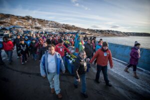 Pescadores celebraron la festividad de San Pedro en la Caleta de Barranco Amarillo