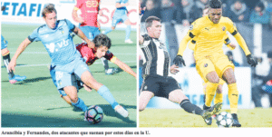 La U ofertó por Francisco Arancibia  y se acerca Junior Fernandes