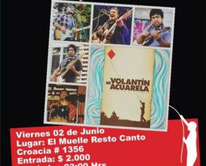 Volantín de Acuarela despide hoy en concierto a una de sus integrantes