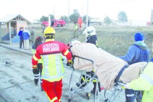 Con graves lesiones terminó conductor que volcó tras veloz carrera por Ruta 9 Norte