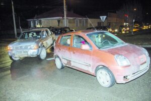 Dos lesionados dejó colisión  ocurrida en céntrica esquina