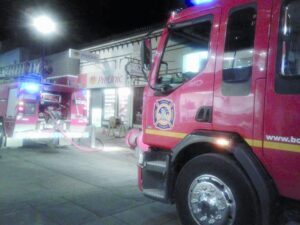 Emergencia en céntrico local comercial