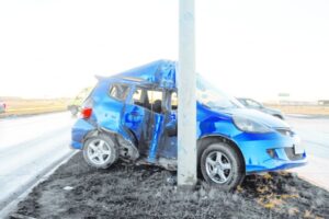 Escarcha matinal originó múltiples  accidentes con diversos lesionados