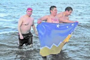 En Puerto Williams se preparan para el primer “Chapuzón Austral”