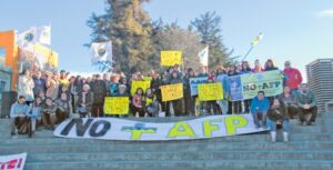 Cerca de 70 personas se manifestaron  por No+AFP en Magallanes