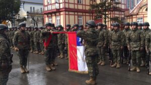 Soldados conscriptos del Ejercito  juraron a la bandera en Puerto Natales