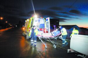 Hombre resultó lesionado en  atropello ocurrido en la Ruta 9 Sur