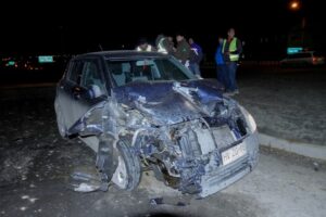 Un lesionado en violenta colisión en el conocido “Cruce de la muerte”