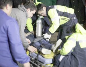 Con riesgo vital joven de 17 años que fue atropellada anoche