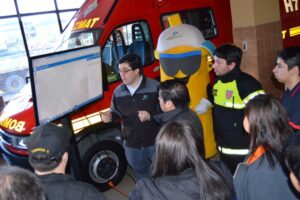 Aguas Magallanes dotó de moderno  sistema a Bomberos para ubicar grifos