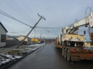 Corte de suministro eléctrico en Porvenir