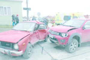Violenta colisión dejó como saldo a conductor herido de gravedad