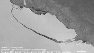 El iceberg A-68 intriga a la comunidad científica