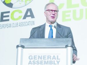 Rummenigge se despidió como presidente de la ECA