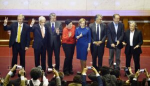 Personeros políticos regionales opinan  acerca del primer debate presidencial