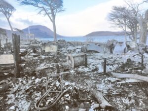 Incendio destruyó casa de ex alcalde de Porvenir