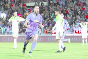 Pinilla anotó un doblete y salvó a la “U” de caer ante O’Higgins