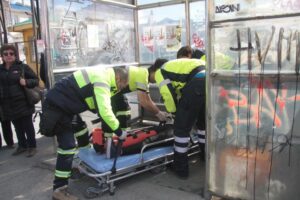 Joven atropellada en pleno centro terminó con lesiones graves