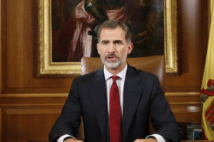 Rey de España acusa “deslealtad” de Cataluña