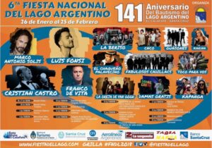Luis Fonsi y grandes artistas llegan a la Patagonia