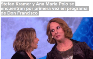 Stefan Kramer y Ana María Polo se conocieron en persona