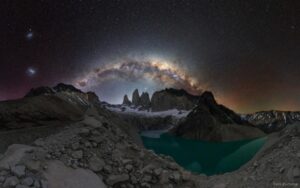 Torres del Paine fue elegida segunda mejor foto nocturna del año