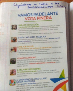 Apoderados indignados con Jardín que envió propaganda política en cuadernos de los niños