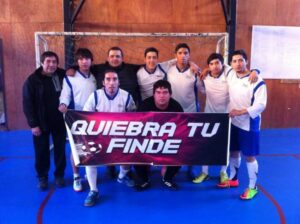 Cuatro equipos dejarán todo por llegar  a la final del torneo “Quiebra tu finde”
