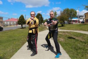 Segundo día del seminario de karate  dictado por Fernando Guerrero