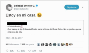 Soledad Onetto es increpada por su participación en el debate... pero ni siquiera estuvo