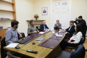 Arquitectos del CAI se reunieron con el intendente para explicar avances de la obra