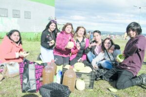 El “Día del melón con vino”,  se celebró por primera vez