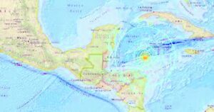 Terremoto de 7,6 se registra frente  a la costa de Honduras
