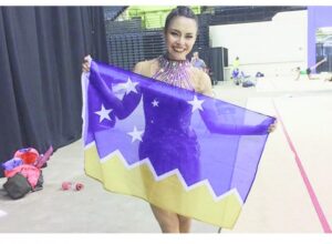El glorioso 2017 de la mejor  gimnasta rítmica de Magallanes