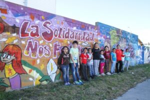 Población Silva Henríquez cuenta con dos nuevos y coloridos murales