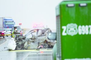 Familia argentina muere calcinada en  trágico accidente en Ruta Ch-255