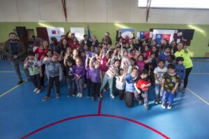 Niños disfrutaron de actividades recreativas