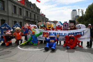 Partido de fútbol entre corpóreos sirvió para decirle “no” al trabajo infantil