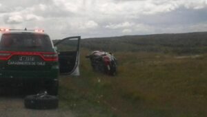 Conductor lesionado tras volcar violentamente en la Ruta 9 Norte