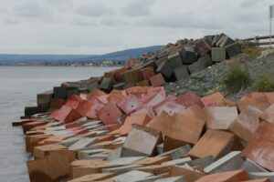 Finalizaron obras de conservación de defensas en Costanera del Estrecho