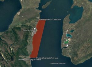 Continúa el cierre del sector Punta Arenosa por marea roja