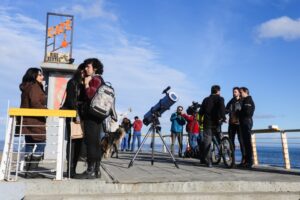 Magallánicos disfrutaron del eclipse solar parcial