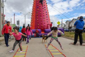 Programa “Calles abiertas” realizó actividades deportivas para los niños
