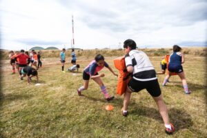 Con gran éxito se desarrolla la escuela infantil de Rugby