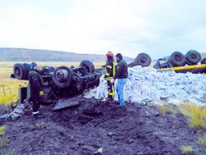 Fatal accidente de camionero argentino